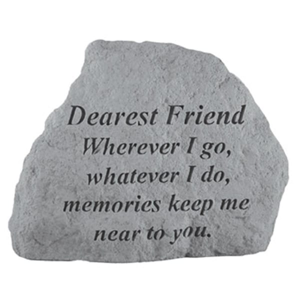Kay Berry - Inc. Dearest Friend Wherever I Go-Whatever I Do - Memorial - 6.5 Inches x 4.75 Inches KA313368 - main